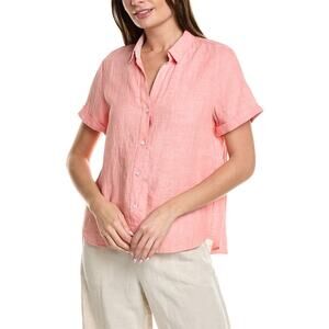 Tommy Bahama Cosalina 100% Linen Camp Shirt Pink Size Medium